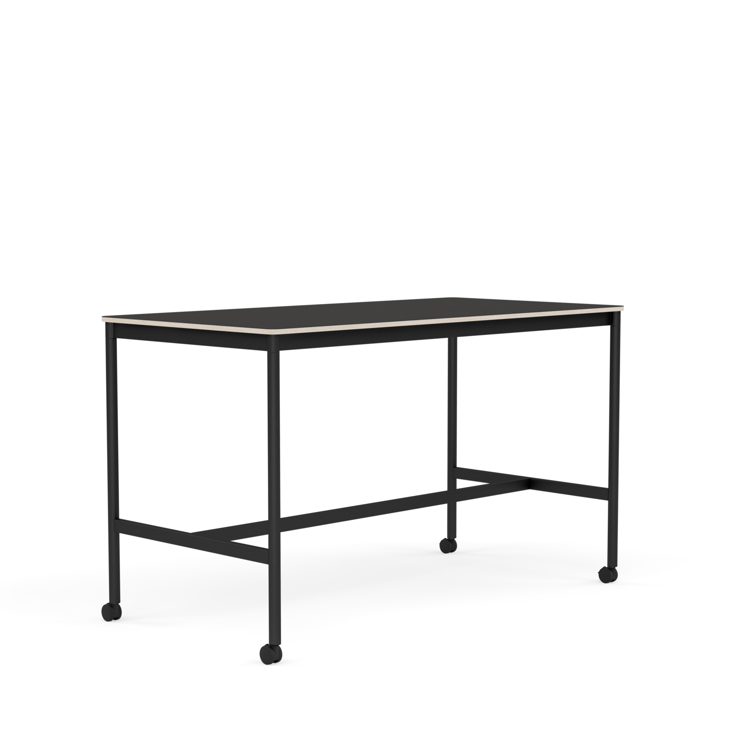 Base Table High w. Castors | A Modern High Table