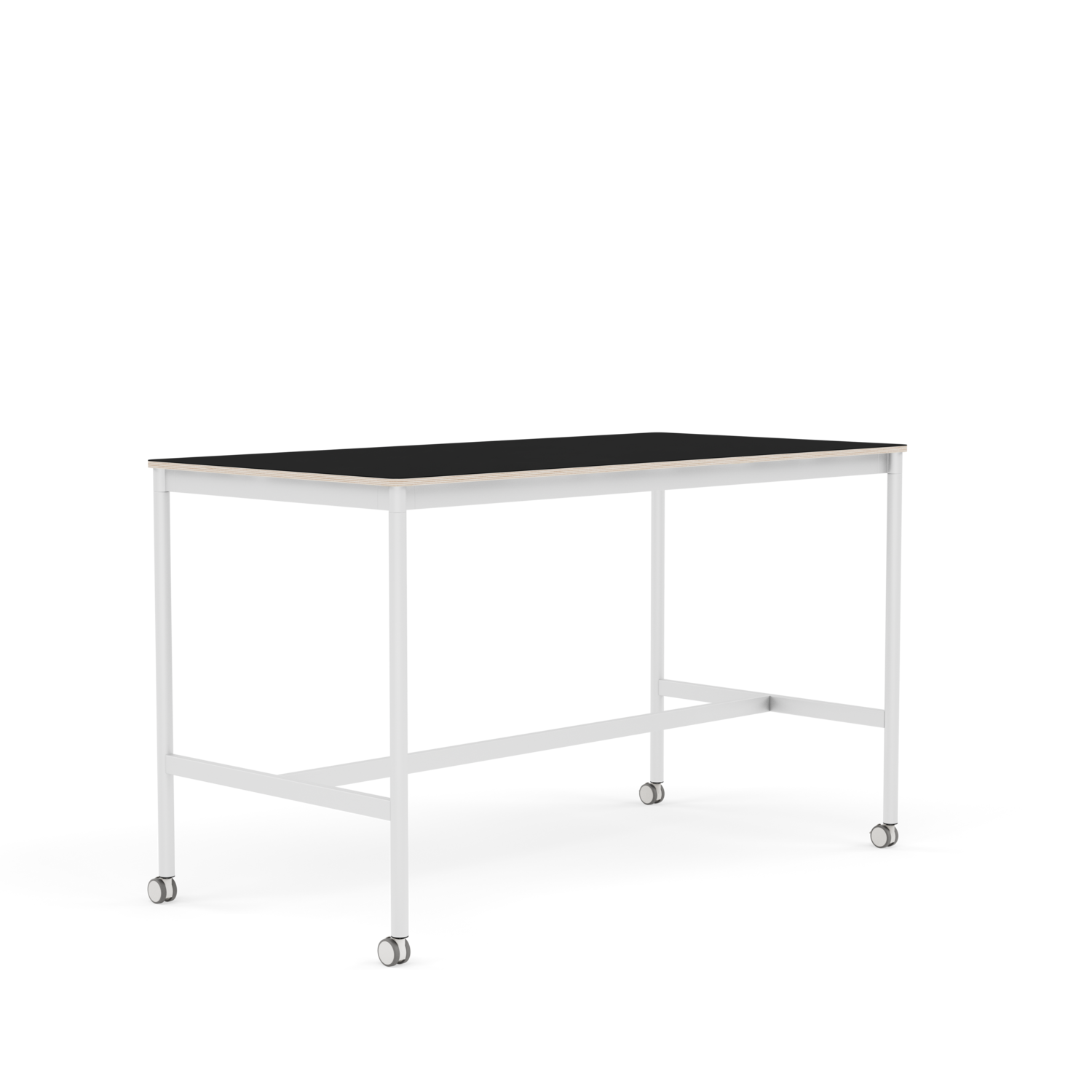 Base Table High w. Castors | A Modern High Table