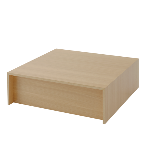 Connect Table Closed 92x92 cm in Oak Veneer