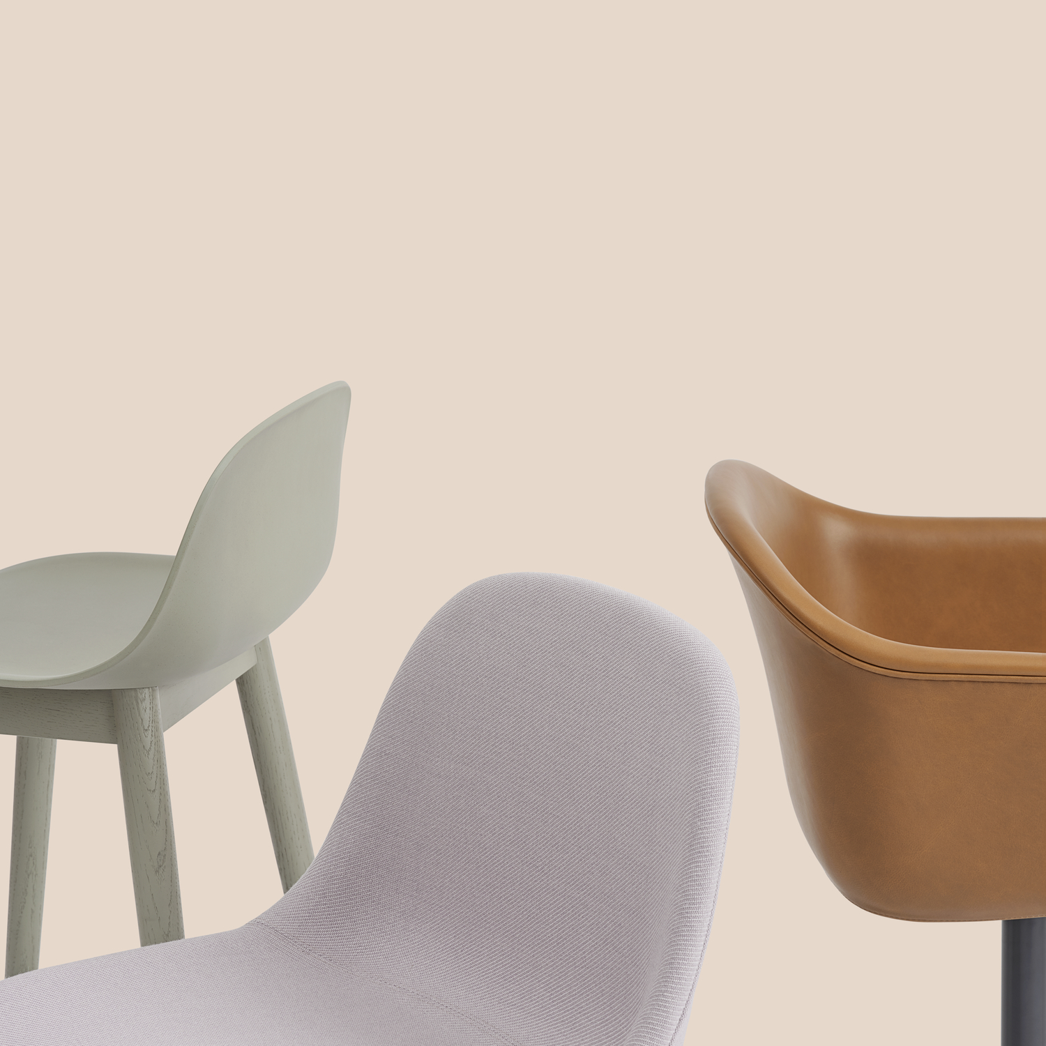 Fiber Counter Stool | Characteristic design for everyday use