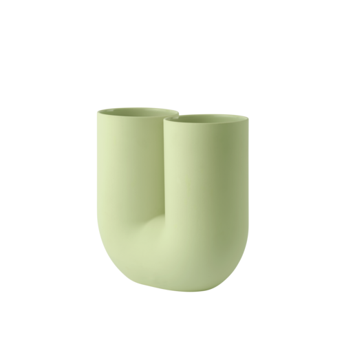 Kink Vase H26 cm in Light Green