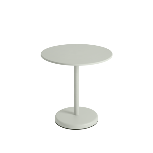 Packshot image of Muuto Linear Steel Café Table Round Ø70 H:73