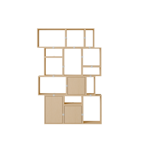 Image of Muuto Stacked Storage System - Bookcase - Configuration 2