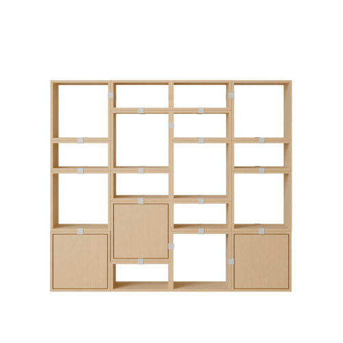 Image of Muuto Stacked Storage System - Bookcase - Configuration 4